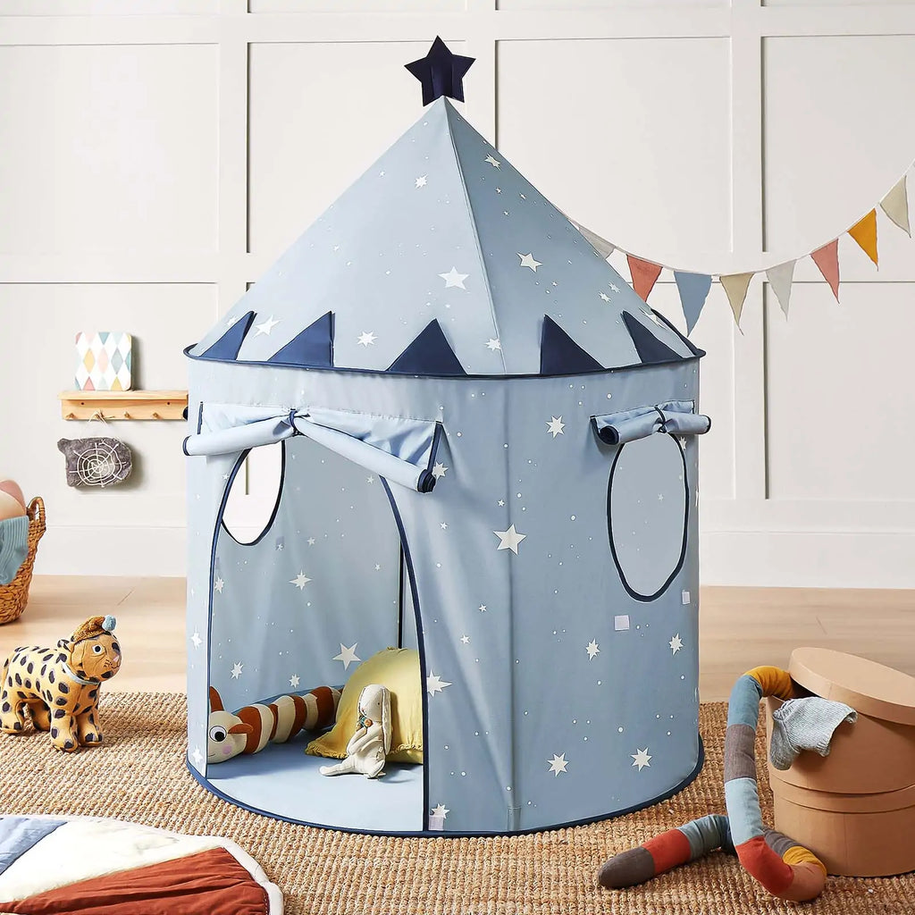 Tiny Land® Starry Blue Play Tent - Tiny Land INC