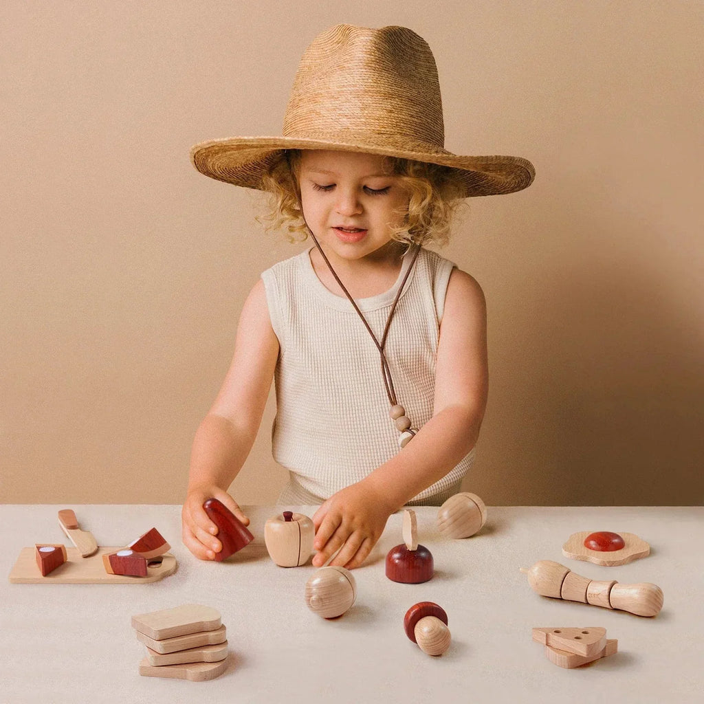 Tiny Land® Wooden Cut and Play Food Toys - Tiny Land INC