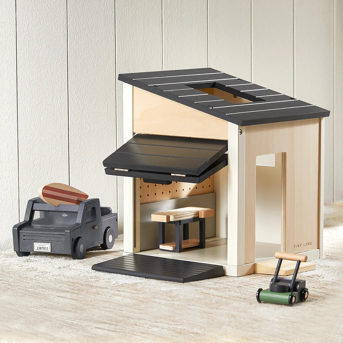 Tiny Land® Wooden Dollhouse - Garage - Tiny Land INC