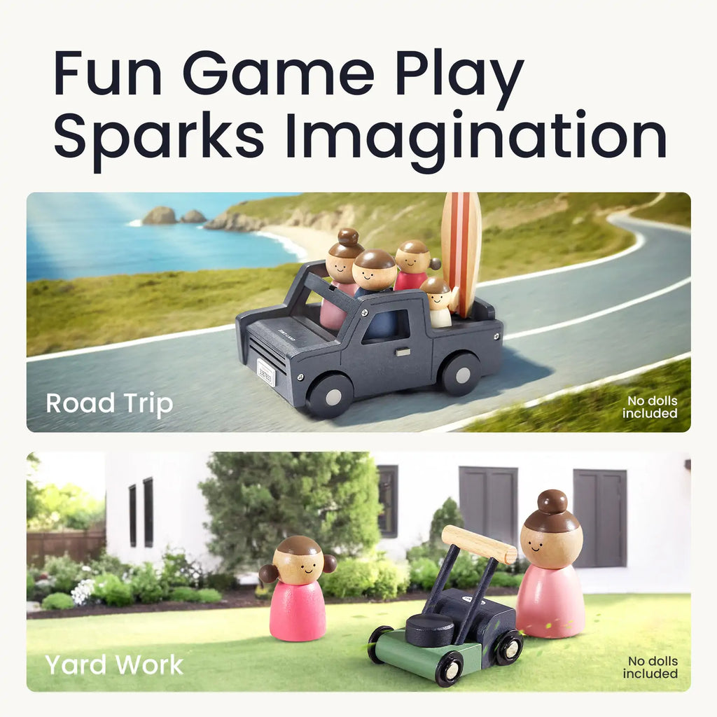 Tiny Land® Wooden Dollhouse - Garage - Tiny Land INC