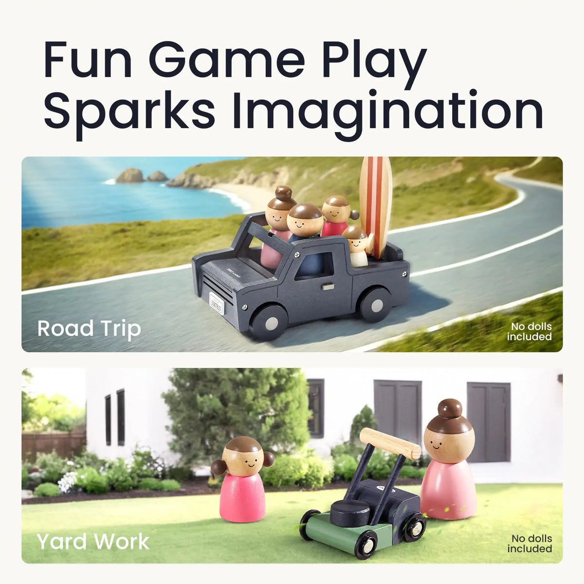 Tiny Land® Wooden Dollhouse - Garage - Tiny Land INC
