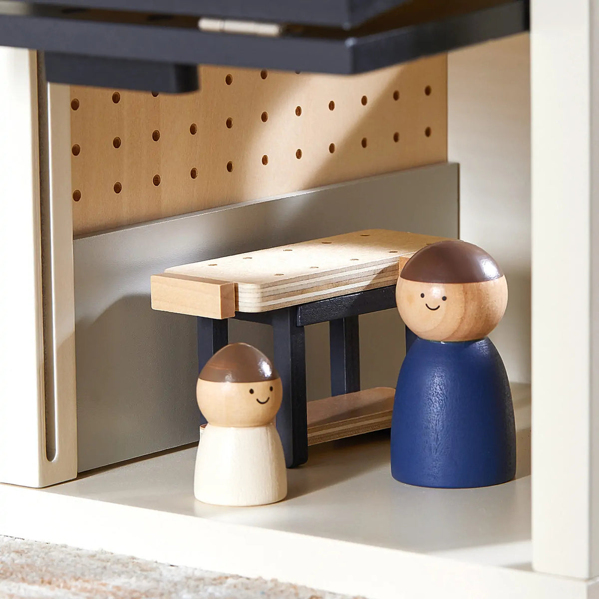Tiny Land® Wooden Dollhouse - Garage - Tiny Land INC
