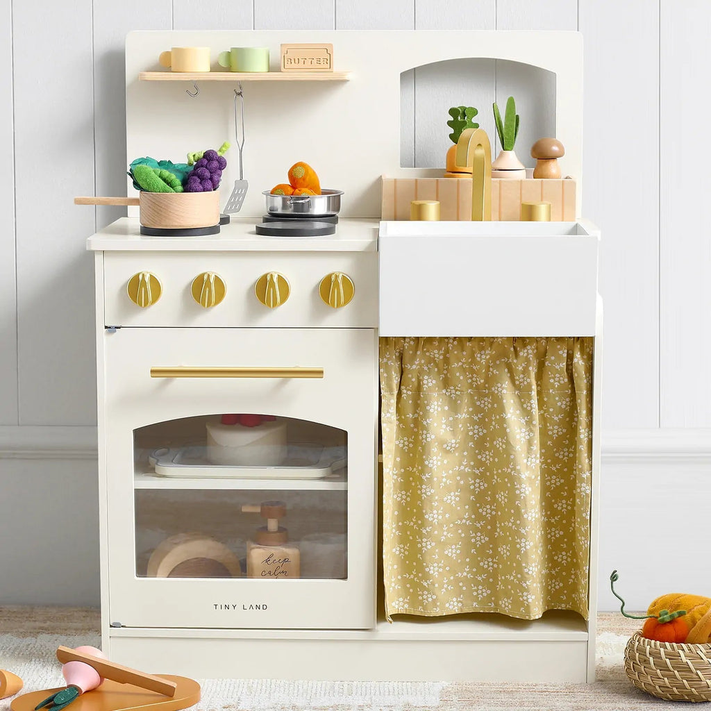 Tiny Land® Honey Kitchenette - Little Chef's First Kitchen - Tiny Land INC