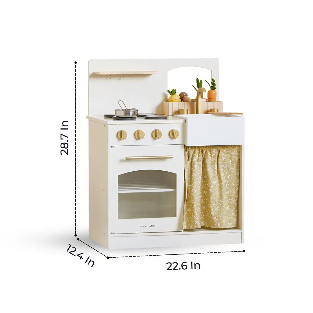 Tiny Land® Honey Kitchenette - Little Chef's First Kitchen - Tiny Land INC