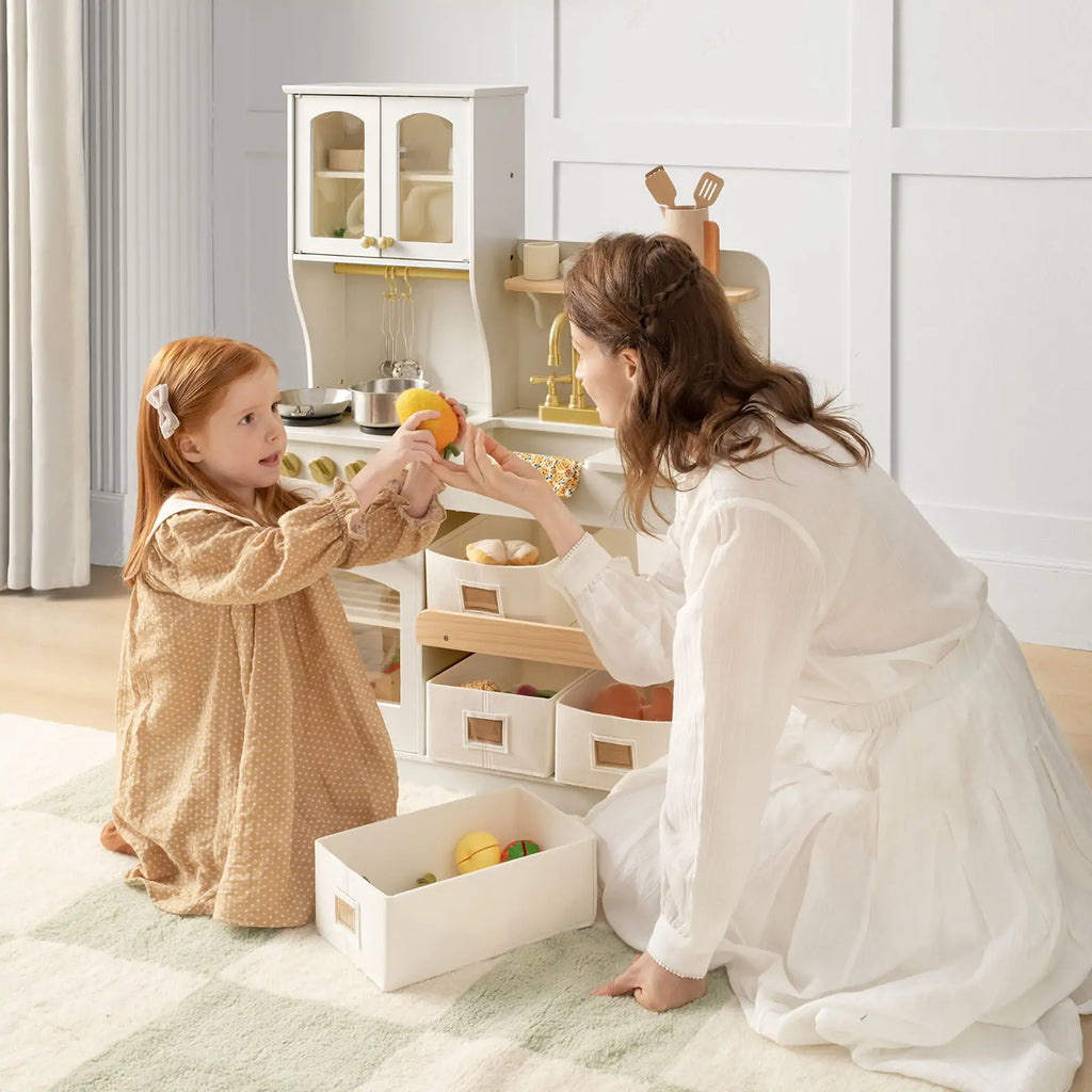 Tiny Land® Serenity Play Kitchen - Cream - Tiny Land INC