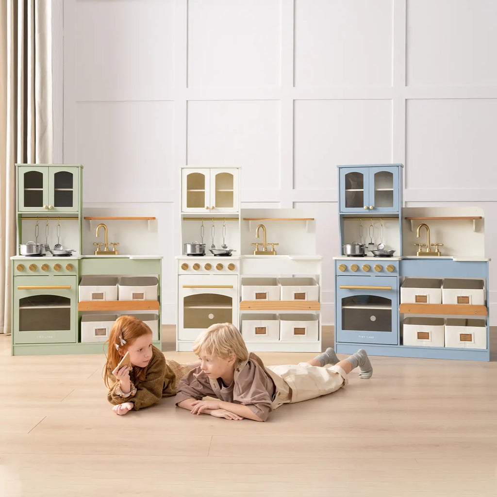 Tiny Land® Serenity Play Kitchen - Sage Green - Tiny Land INC