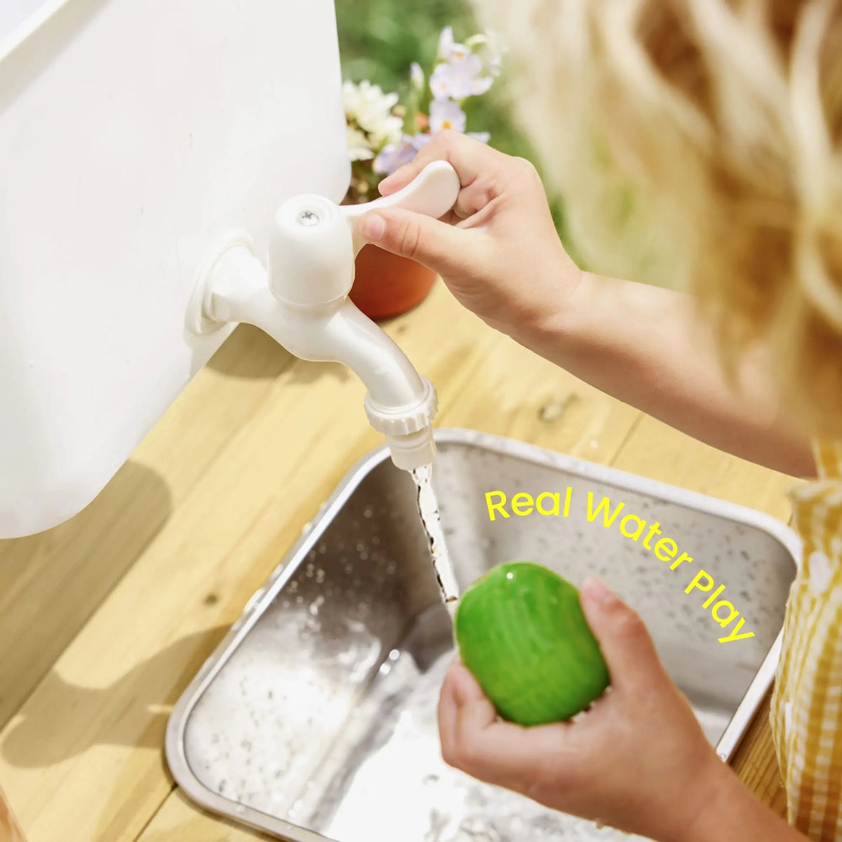 Tiny Land® Mud Kitchen - DuoPlay Outdoor Play Kitchen for Kids - Tiny Land INC