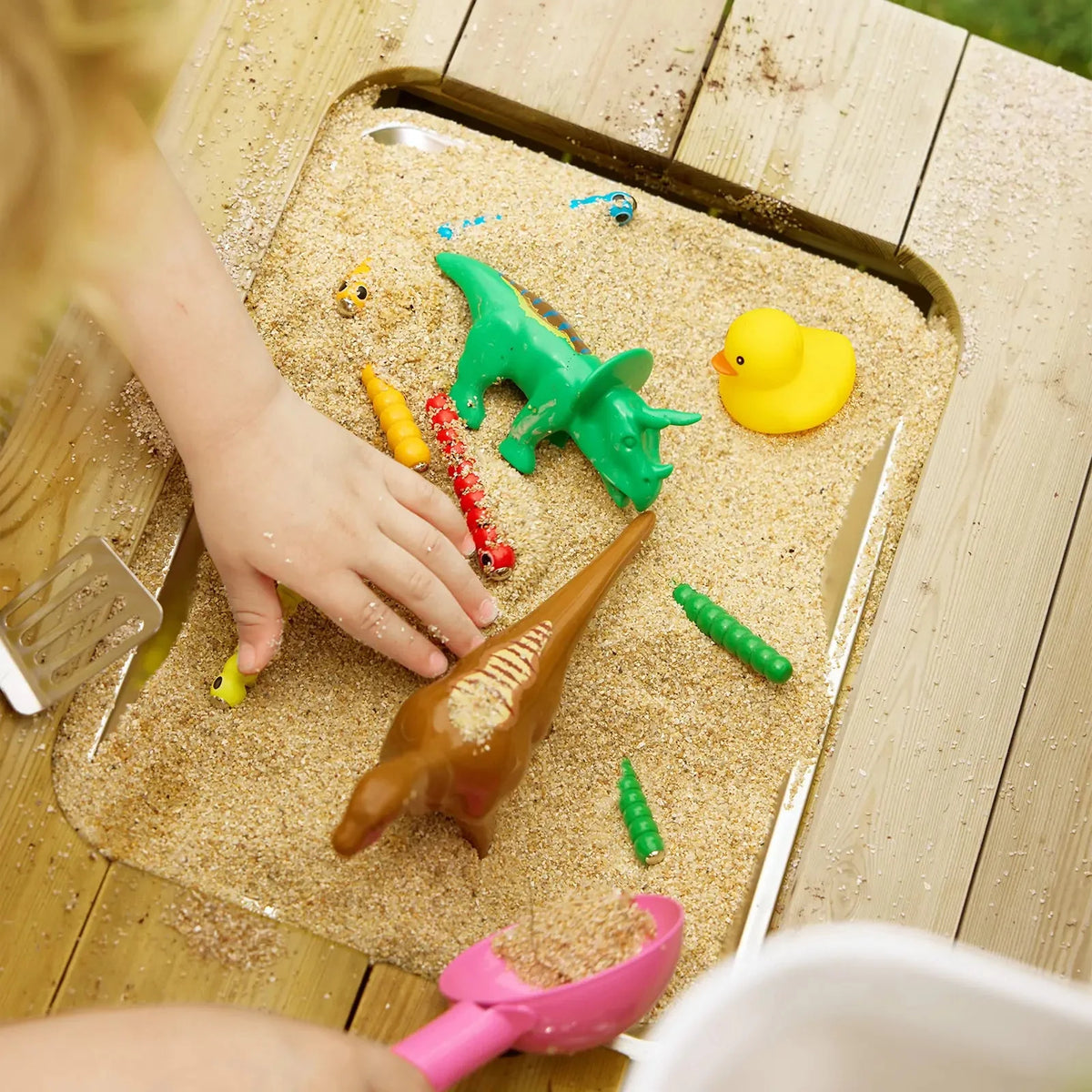 Tiny Land® Mud Kitchen - DuoPlay Outdoor Play Kitchen for Kids - Tiny Land INC