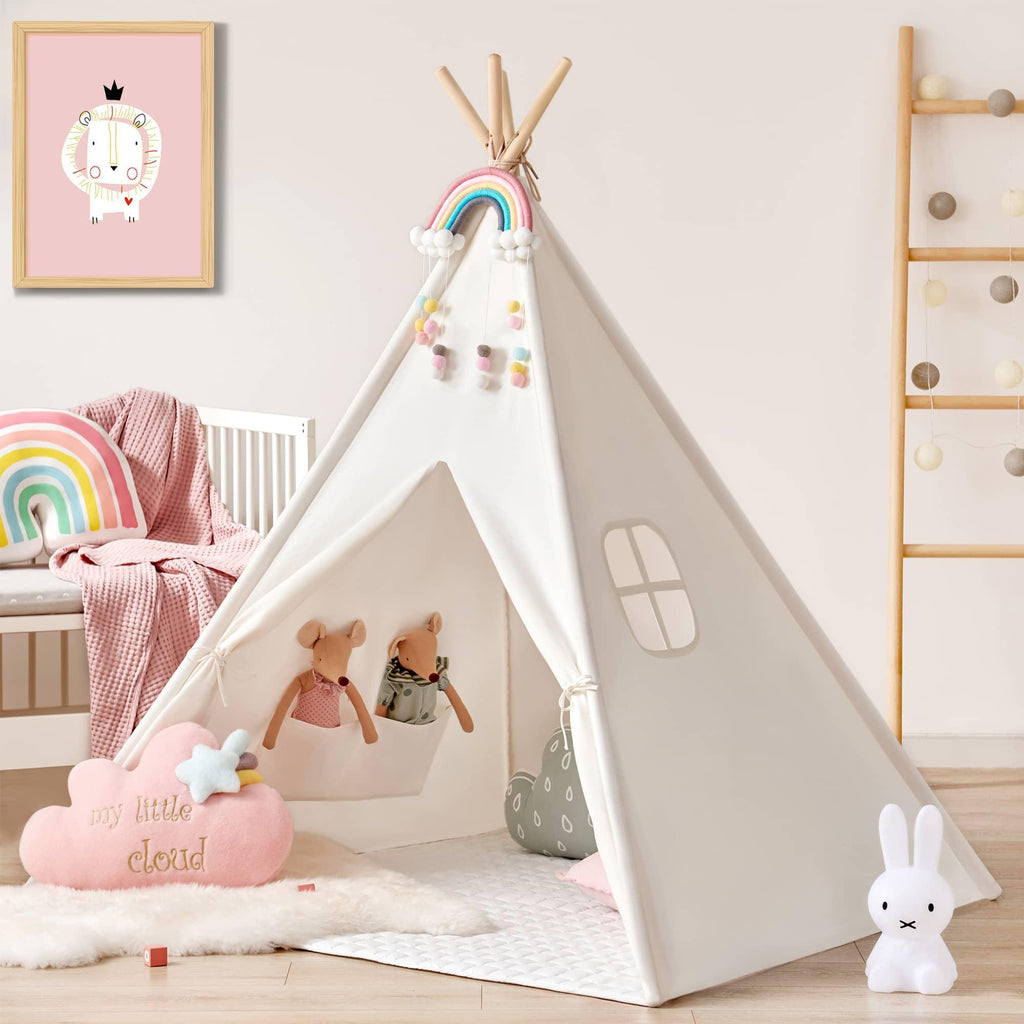Tiny Land® Teepee for Kids with Mat - Tiny Land INC