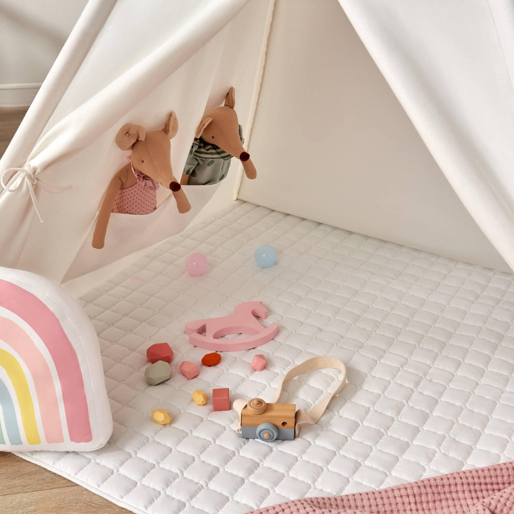 Tiny Land® Teepee for Kids with Mat - Tiny Land INC