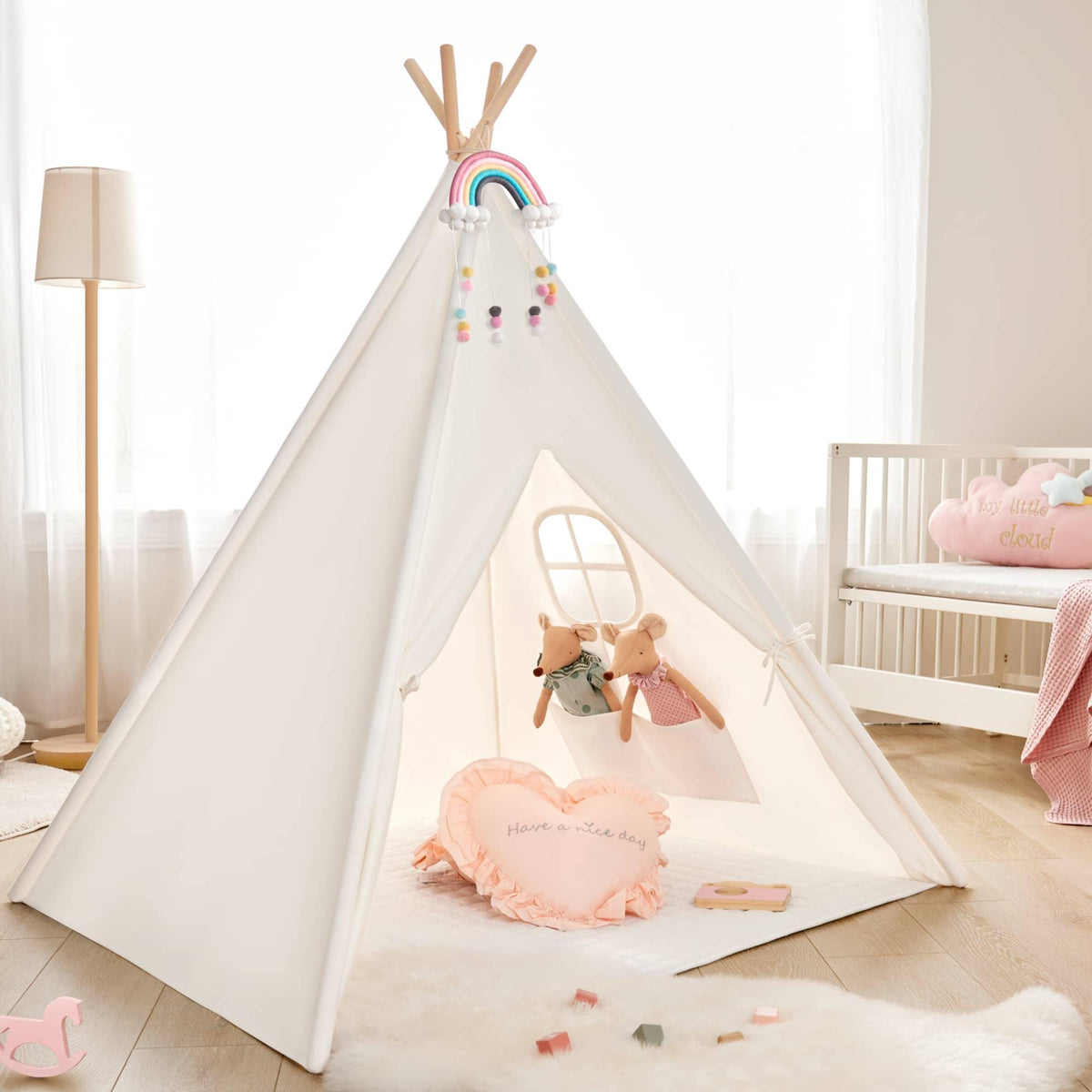 Tiny Land® Teepee for Kids with Mat - Tiny Land INC