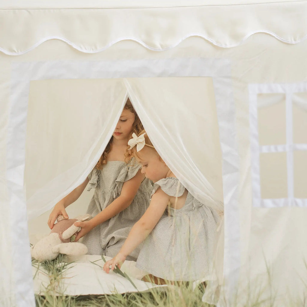 Tiny Land® Natural Cream Playhouse - Tiny Land INC
