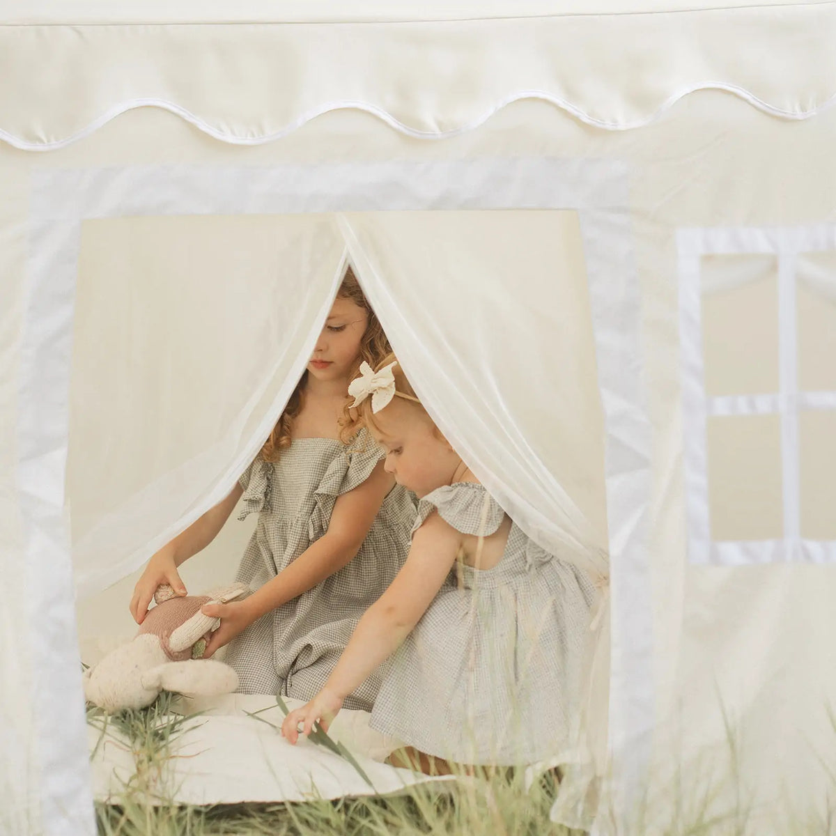Tiny Land® Natural Cream Playhouse - Tiny Land INC