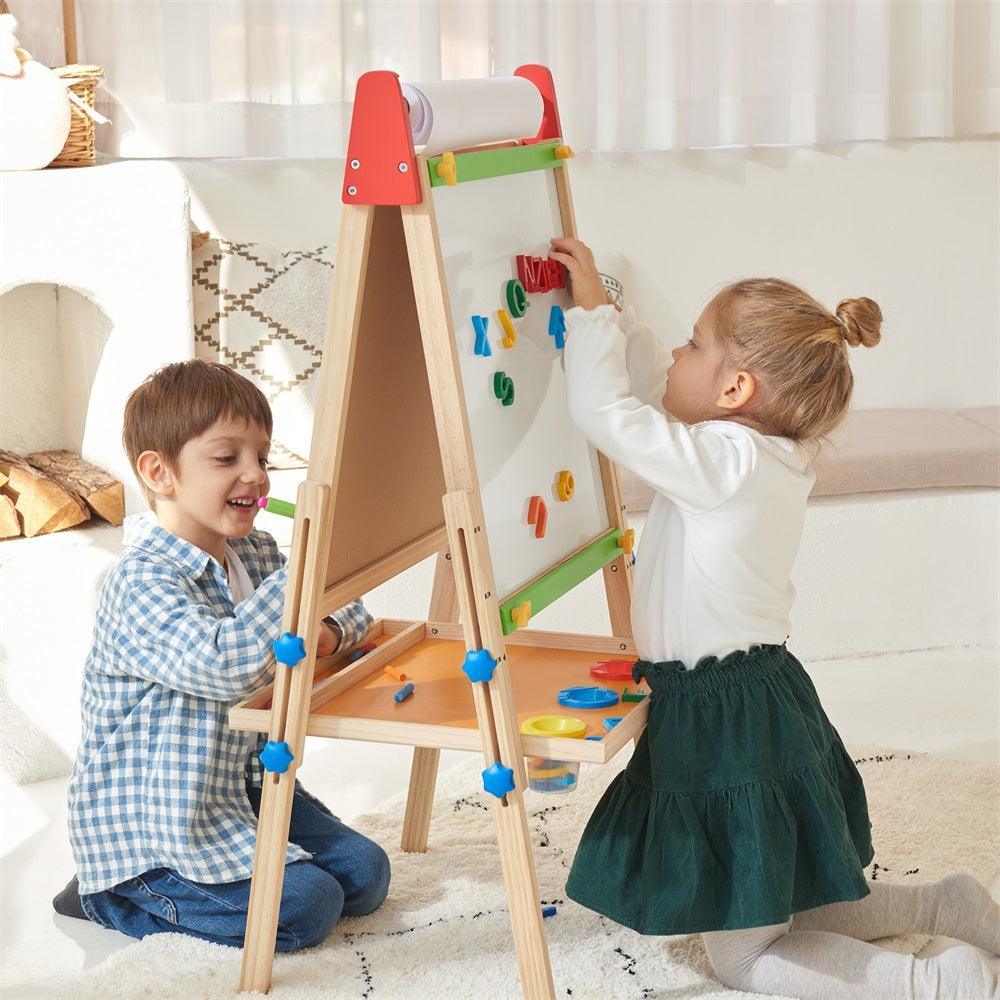 Tiny Land® 3 - in - 1 Art Easel & Paper Roll Set - Tiny Land INC