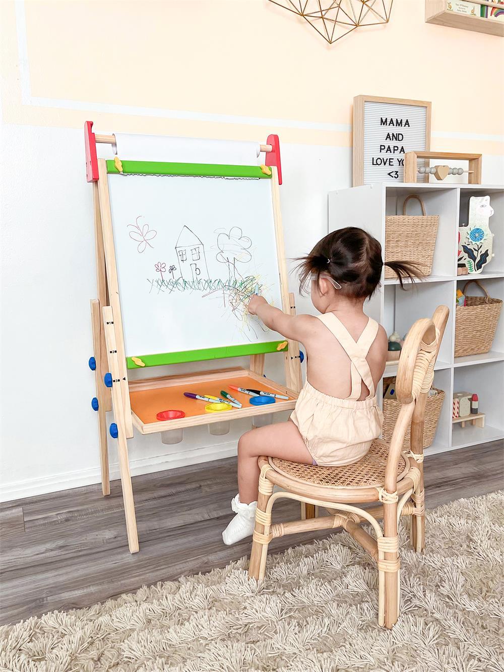 Tiny Land® 3 - in - 1 Art Easel & Paper Roll Set - Tiny Land INC