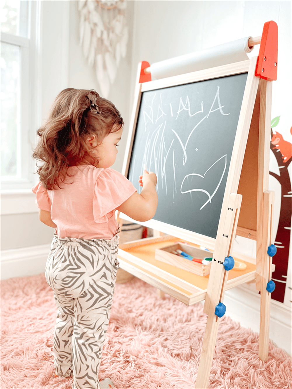 Tiny Land® 3 - in - 1 Art Easel & Paper Roll Set - Tiny Land INC