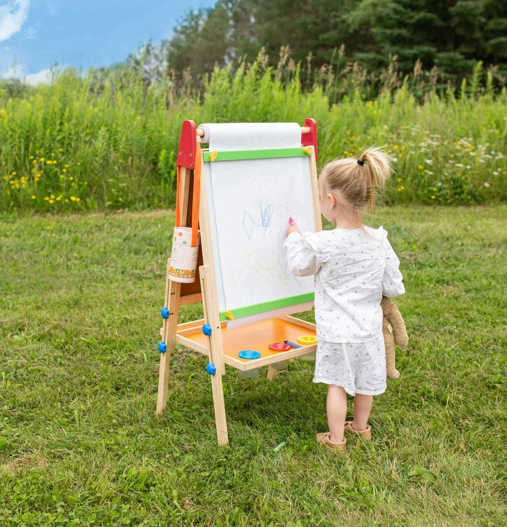 Tiny Land® 3 - in - 1 Art Easel & Paper Roll Set - Tiny Land INC