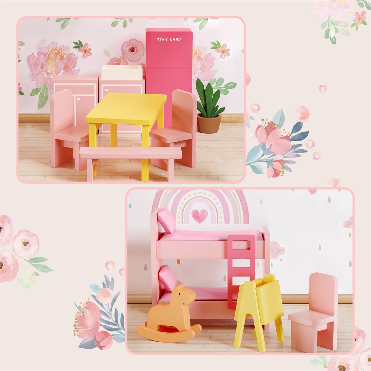 Tiny Land® Sweetwood Love Dollhouse without Dolls - Tiny Land INC