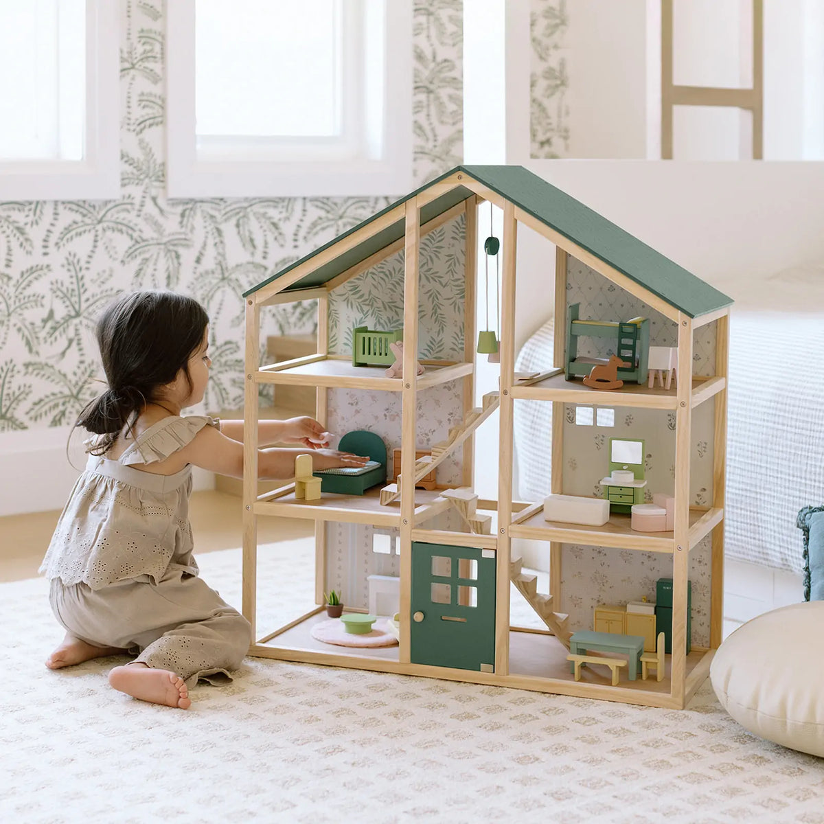 Tiny Land® Sweetwood Evergreen Dollhouse - Tiny Land INC