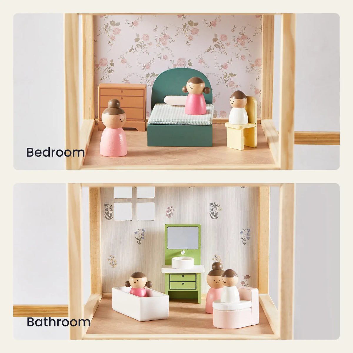 Tiny Land® Sweetwood Evergreen Dollhouse - Tiny Land INC