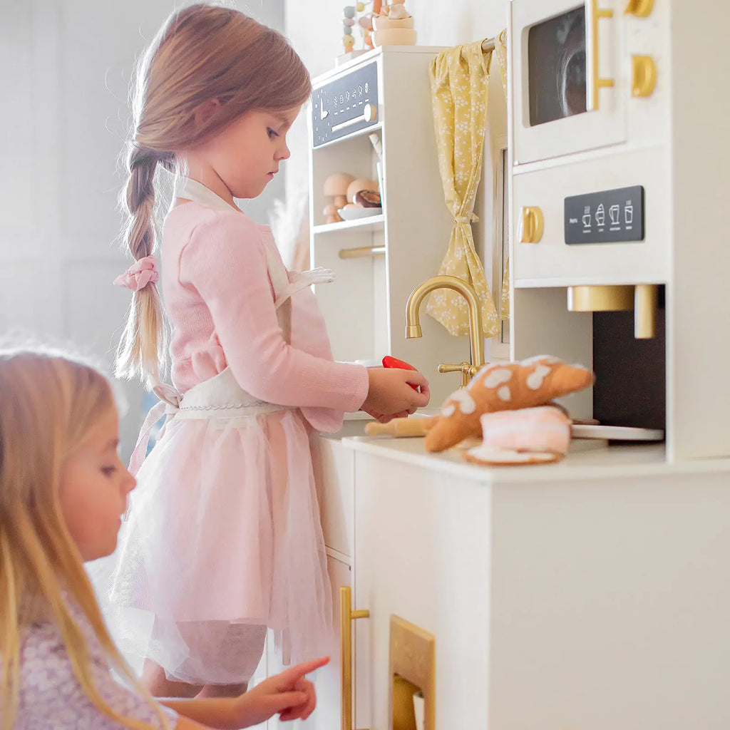 Tiny Land® Iconic Play Kitchen - Cream - Tiny Land INC